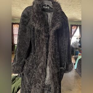 Mixit Black Faux Fur Teddy Jacket